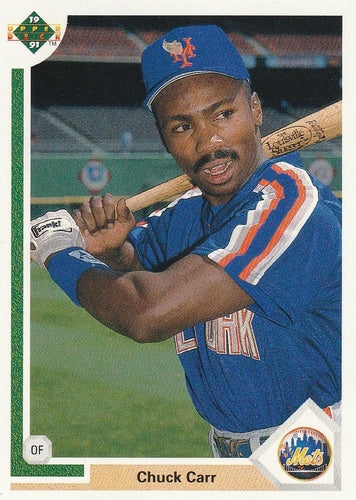 #514 Chuck Carr - New York Mets - 1991 Upper Deck Baseball