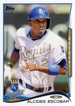 #514 Alcides Escobar - Kansas City Royals - 2014 Topps Baseball