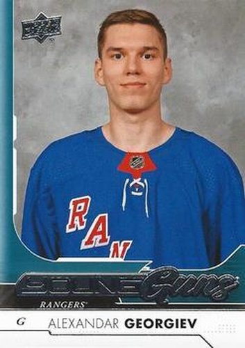 #514 Alexandar Georgiev - New York Rangers - 2017-18 Upper Deck Hockey
