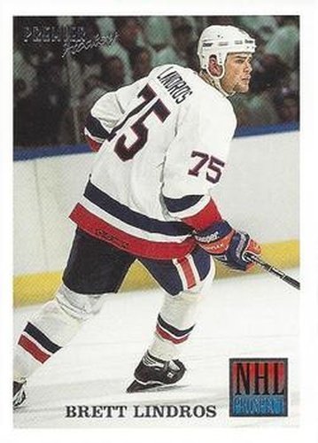 #514 Brett Lindros - New York Islanders - 1994-95 Topps Premier Hockey
