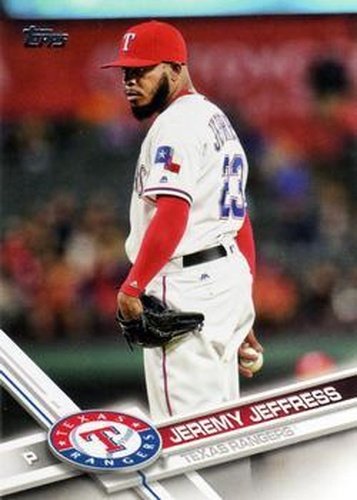 #514 Jeremy Jeffress - Texas Rangers - 2017 Topps Baseball