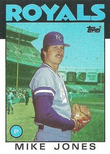 #514 Mike Jones - Kansas City Royals - 1986 Topps Baseball