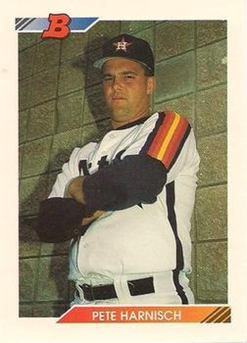 #514 Pete Harnisch - Houston Astros - 1992 Bowman Baseball