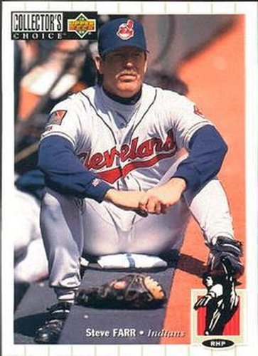 #514 Steve Farr - Cleveland Indians - 1994 Collector's Choice Baseball