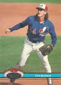#514 Tim Burke - Montreal Expos - 1991 Stadium Club Baseball