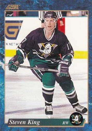 #514 Steven King - Anaheim Mighty Ducks - 1993-94 Score Canadian Hockey