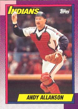 #514 Andy Allanson - Cleveland Indians - 1990 O-Pee-Chee Baseball