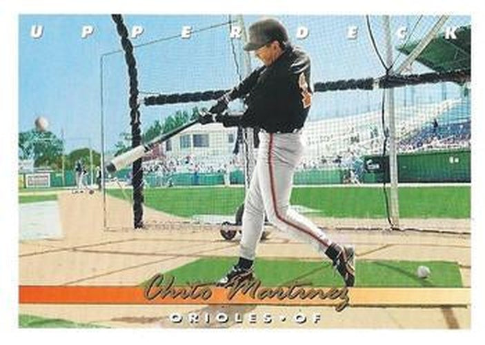 #514 Chito Martinez - Baltimore Orioles - 1993 Upper Deck Baseball