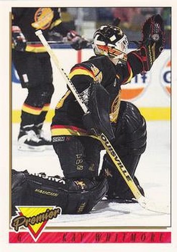 #514 Kay Whitmore - Vancouver Canucks - 1993-94 Topps Premier Hockey