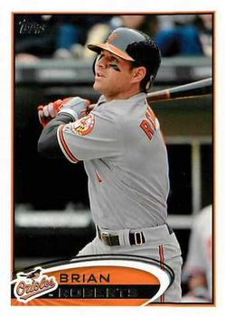 #514 Brian Roberts - Baltimore Orioles - 2012 Topps Baseball