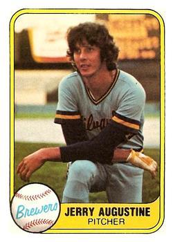 #514a Jerry Augustine - Milwaukee Brewers - 1981 Fleer Baseball