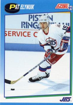 #515 Pat Elynuik - Winnipeg Jets - 1991-92 Score Canadian Hockey