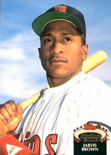 #515 Jarvis Brown - Minnesota Twins - 1992 Stadium Club Baseball