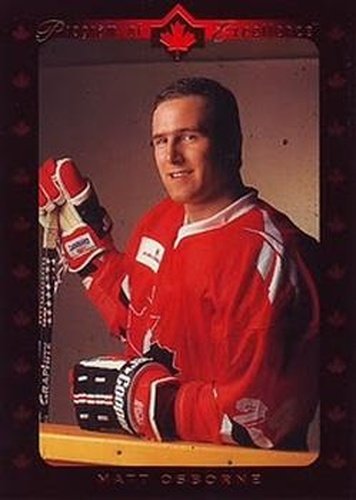 #515 Matt Osborne - Canada - 1995-96 Upper Deck Hockey
