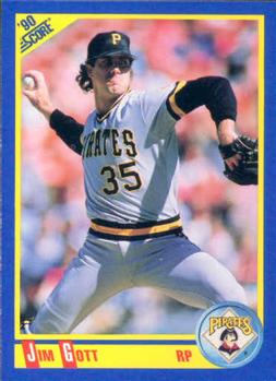#515 Jim Gott - Pittsburgh Pirates - 1990 Score Baseball