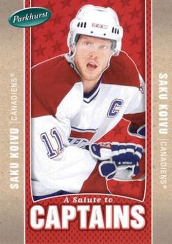 #515 Saku Koivu - Montreal Canadiens - 2005-06 Parkhurst Hockey