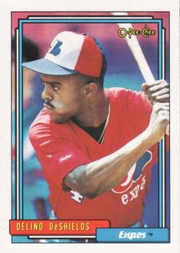 #515 Delino DeShields - Montreal Expos - 1992 O-Pee-Chee Baseball