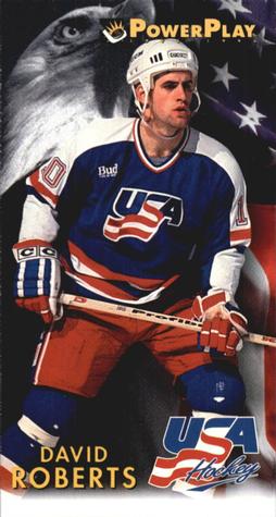 #515 David Roberts - USA - 1993-94 Fleer PowerPlay Hockey