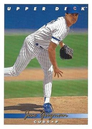 #515 Jose Guzman - Chicago Cubs - 1993 Upper Deck Baseball