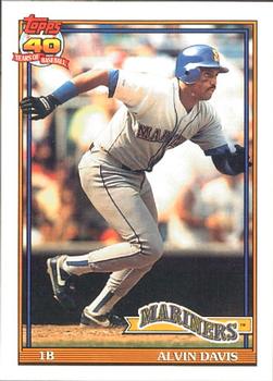 #515 Alvin Davis - Seattle Mariners - 1991 O-Pee-Chee Baseball