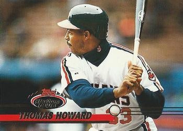 #515 Thomas Howard - Cleveland Indians - 1993 Stadium Club Baseball