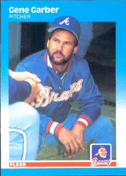 #515 Gene Garber - Atlanta Braves - 1987 Fleer Baseball