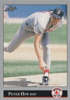 #515 Peter Hoy - Boston Red Sox - 1992 Leaf Baseball