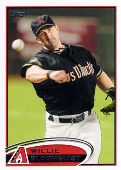 #515 Willie Bloomquist - Arizona Diamondbacks - 2012 Topps Baseball