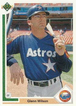 #515 Glenn Wilson - Houston Astros - 1991 Upper Deck Baseball