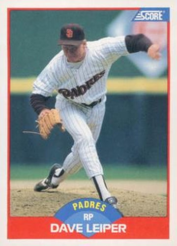 #515 Dave Leiper - San Diego Padres - 1989 Score Baseball