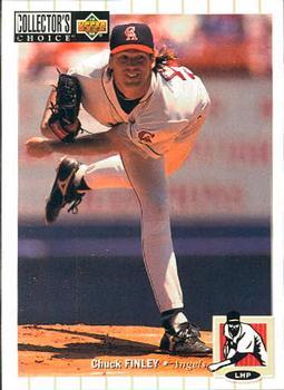 #515 Chuck Finley - California Angels - 1994 Collector's Choice Baseball