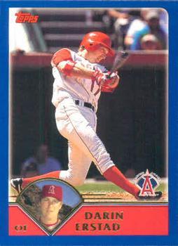 #515 Darin Erstad - Anaheim Angels - 2003 Topps Baseball