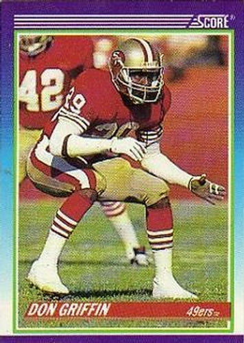 #515 Don Griffin - San Francisco 49ers - 1990 Score Football