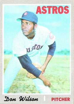 #515 Don Wilson - Houston Astros - 1970 Topps Baseball