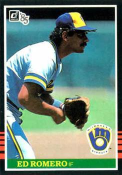 #515 Ed Romero - Milwaukee Brewers - 1985 Donruss Baseball