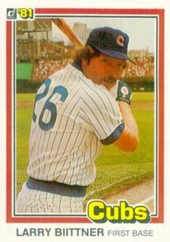 #515 Larry Biittner - Chicago Cubs - 1981 Donruss Baseball