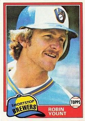 #515 Robin Yount - Milwaukee Brewers - 1981 Topps Baseball