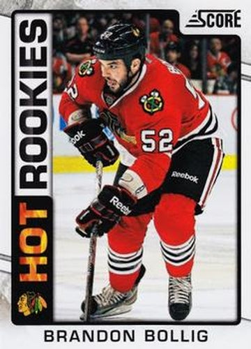 #515 Brandon Bollig - Chicago Blackhawks - 2012-13 Score Hockey
