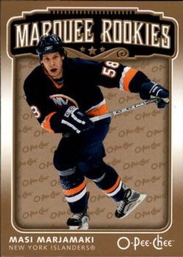 #515 Masi Marjamaki - New York Islanders - 2006-07 O-Pee-Chee Hockey