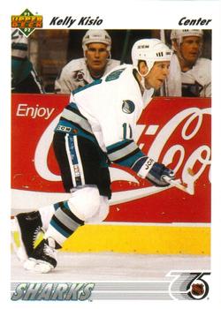 #515 Kelly Kisio - San Jose Sharks - 1991-92 Upper Deck Hockey
