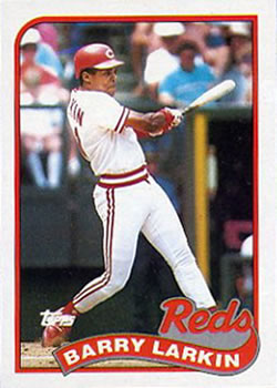 #515 Barry Larkin - Cincinnati Reds - 1989 Topps Baseball