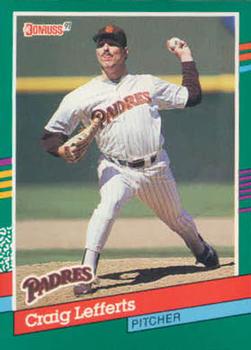 #515 Craig Lefferts - San Diego Padres - 1991 Donruss Baseball