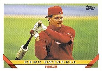 #515 Greg Swindell - Cincinnati Reds - 1993 Topps Baseball