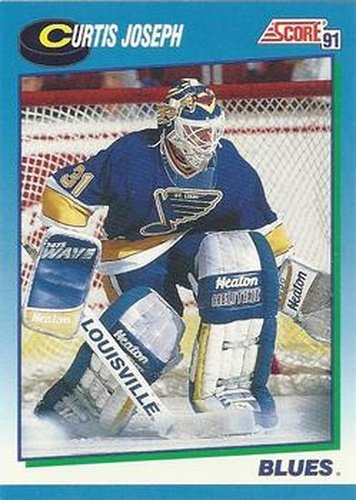 #516 Curtis Joseph - St. Louis Blues - 1991-92 Score Canadian Hockey