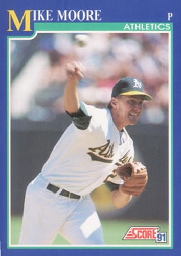 #516 Mike Moore - Oakland Athletics - 1991 Score Baseball
