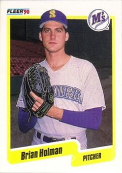 #516 Brian Holman - Seattle Mariners - 1990 Fleer USA Baseball
