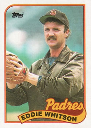 #516 Eddie Whitson - San Diego Padres - 1989 Topps Baseball