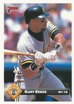 #516 Gary Redus - Pittsburgh Pirates - 1993 Donruss Baseball