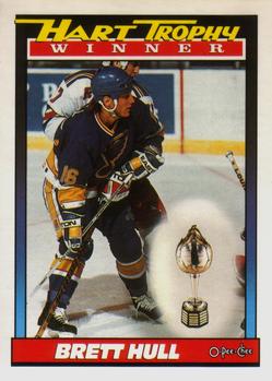 #516 Brett Hull - St. Louis Blues - 1991-92 O-Pee-Chee Hockey