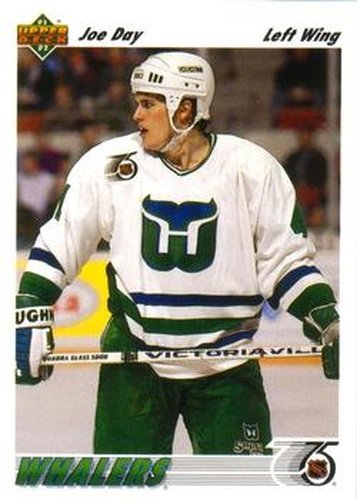 #516 Joe Day - Hartford Whalers - 1991-92 Upper Deck Hockey